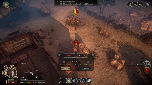 Hard West screenshot demon vs hand cannon