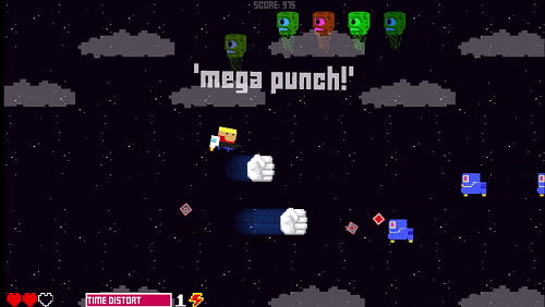 Super Intergalactic Gang screenshot mega punch attack